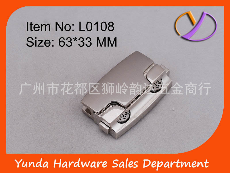 韵达L0108密码锁 高端箱包的五金之魂，安全与美学的双赢之选